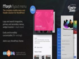 Plugin Morph – Flyout Mobile Menu For Wordpress