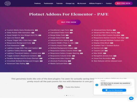 Plugin Piotnet Addons For Elementor Pro Plugin Piotnet Addons For Elementor Pro