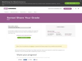 Plugin Sensei Share Your Grade Plugin Sensei Share Your Grade