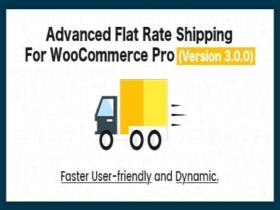 Plugin Advance Flat Rate Shipping Method For Woocommerce