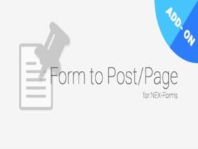 Plugin Nex-Forms – Form To Post/Page Add-On Plugin Nex-Forms – Form To Post/Page Add-On