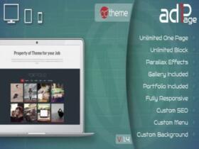 Plugin Parallax One Page Builder Wordpress Plugin