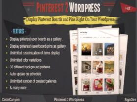 Plugin Pinterest To Wordpress Plugin