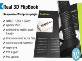 Plugin Real 3D Flipbook Wordpress Plugin