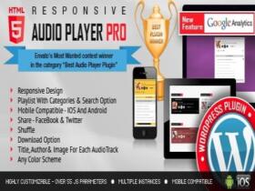 Plugin Responsive Html5 Audio Player Pro Wordpress Plugin