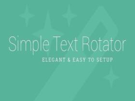 Plugin Simple Text Rotator Wordpress Plugin