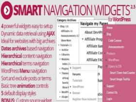 Plugin Smart Navigation Widgets