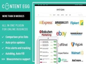 Plugin Content Egg - All In One Plugin For Affiliate Price Comparison Deal Sites
