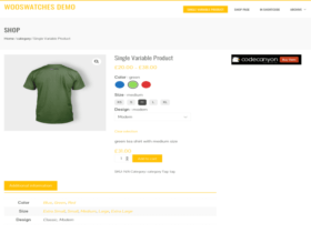 Plugin WooSwatches Woocommerce Color or Image Variation Swatches