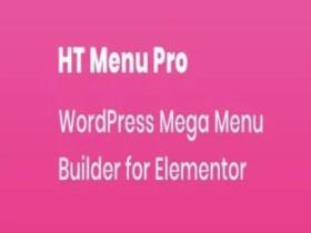Plugin Ht Mega Menu Pro For Elementor