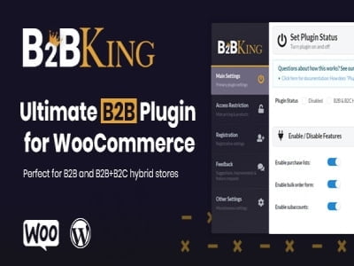 Plugin B2BKing Ultimate WooCommerce B2B Wholesale Plugin B2BKing Ultimate WooCommerce B2B Wholesale