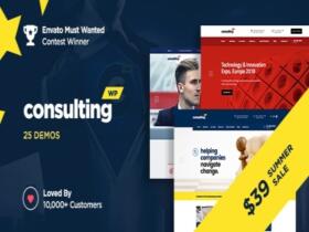 Theme Consulting Business Finance WordPress Theme