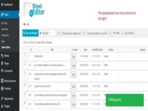 Plugin WP Sheet Editor Premium