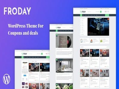 Theme Froday – Coupons and Deals WordPress Theme Theme Froday – Coupons and Deals WordPress Theme