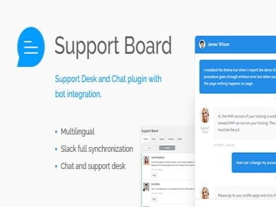 Plugin Support Board - Chat And Help Desk for WordPress Plugin Support Board - Chat And Help Desk for WordPress