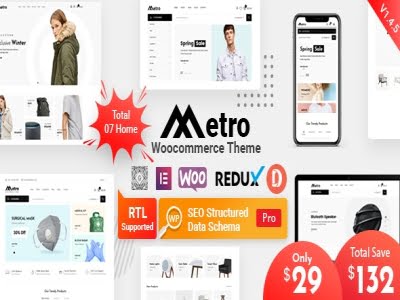 Theme Metro - Minimal WooCommerce WordPress Theme Theme Metro - Minimal WooCommerce WordPress Theme