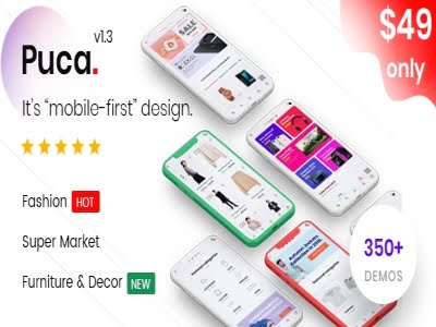 Theme Puca - Optimized Mobile WooCommerce WordPress Theme Theme Puca - Optimized Mobile WooCommerce WordPress Theme
