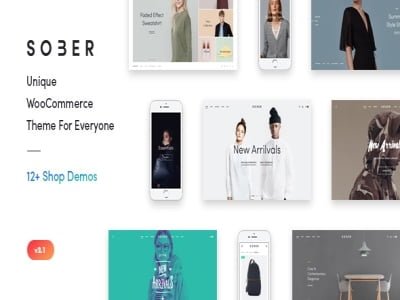 Theme Sober - WooCommerce WordPress Theme