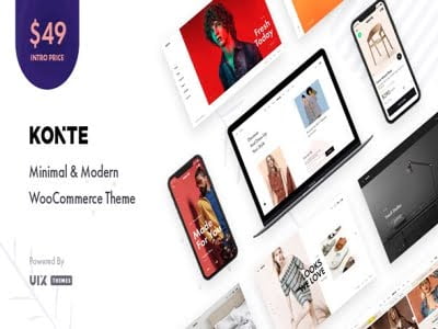 Theme Konte - Minimal & Modern WooCommerce WordPress Theme