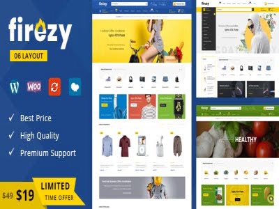 Theme Firezy – Multipurpose WooCommerce Theme Theme Firezy – Multipurpose WooCommerce Theme