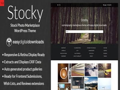 Theme Stocky – A Stock Photography Marketplace Theme Theme Stocky – A Stock Photography Marketplace Theme
