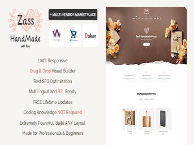 Theme Zass – WooCommerce Theme for Handmade Artists and Artisans Theme Zass – WooCommerce Theme for Handmade Artists and Artisans