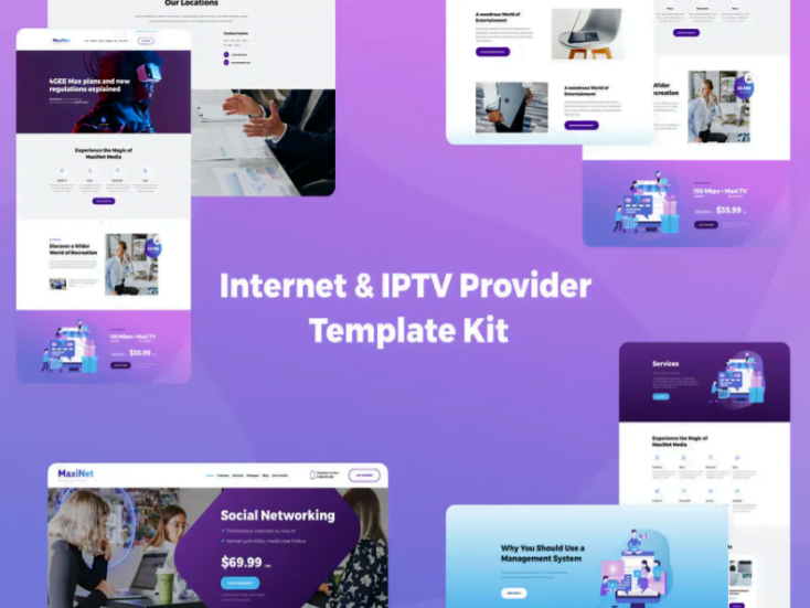 Theme MaxiNet - Internet IPTV Provider Elementor Template Kit Theme MaxiNet - Internet IPTV Provider Elementor Template Kit
