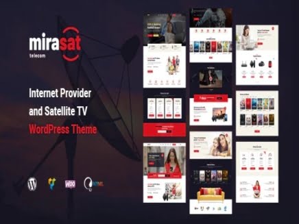 Theme Mirasat - Internet Provider and Satellite TV WordPress Theme Theme Mirasat - Internet Provider and Satellite TV WordPress Theme