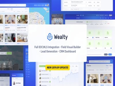 Theme Wealty - Multipurpose Real Estate WordPress Theme