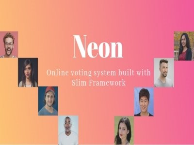 Neon – Online Voting System built with Slim Framework