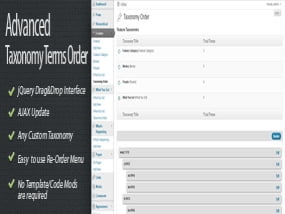 Plugin Advanced Taxonomy Terms Order Pro Plugin Advanced Taxonomy Terms Order Pro