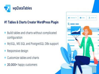Plugin WpDataTables - Tables and Charts Manager for WordPress Plugin WpDataTables - Tables and Charts Manager for WordPress