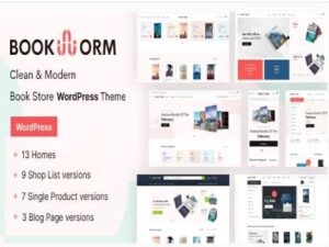 Theme Bookworm – Bookstore Bookshop WooCommerce Theme