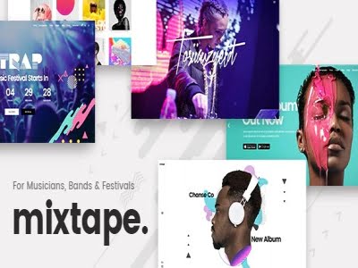 Theme Mixtape – Music Theme for Artists Festivals Theme Mixtape – Music Theme for Artists Festivals