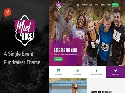 Theme MudRace - A Single Event Fundraiser Theme Theme MudRace - A Single Event Fundraiser Theme