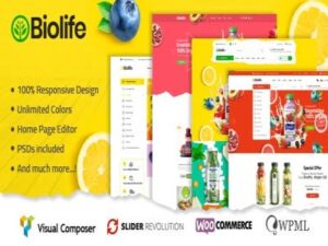 Theme Biolife – Organic Food WordPress Theme ( RTL Supported )