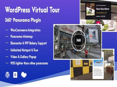 Plugin WordPress Virtual Tour 360 Panorama Plugin