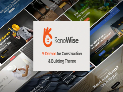 Theme RenoWise Construction Building Theme