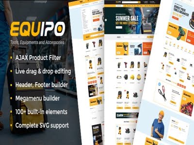 Theme Equipo Parts And Tools WordPress WooCommerce Theme Theme Equipo Parts And Tools WordPress WooCommerce Theme