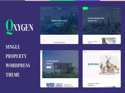 Theme Qxygen Single Property WordPress Theme