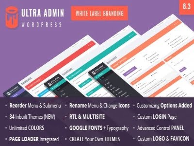 Plugin Ultra WordPress Admin Theme Plugin Ultra WordPress Admin Theme
