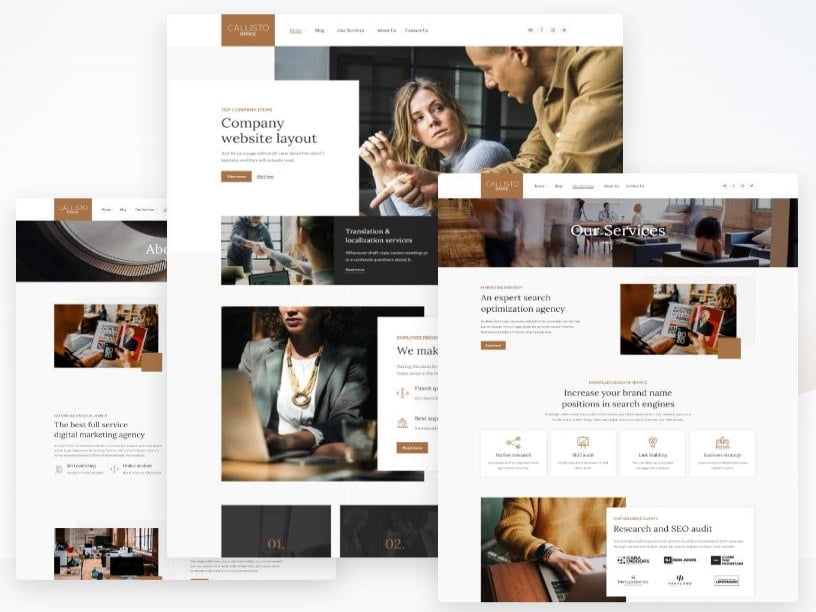 Theme Callisto Multipurpose Theme For Agencies And Corporate Websites Theme Callisto Multipurpose Theme For Agencies And Corporate Websites