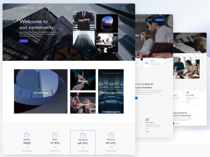 Theme Jupiter Stylish Multipurpose Theme For Agencies Portfolio Studios Theme Jupiter Stylish Multipurpose Theme For Agencies Portfolio Studios