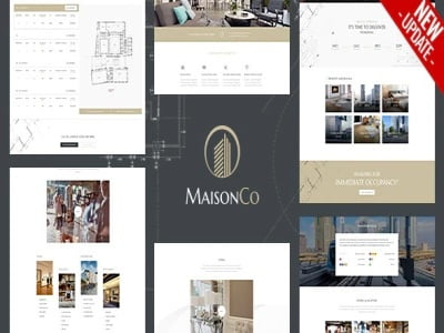 Theme MaisonCo Single Property WordPress Theme Theme MaisonCo Single Property WordPress Theme