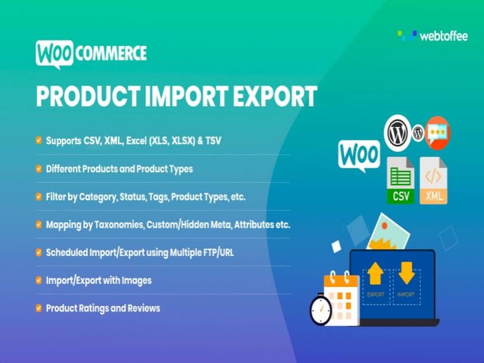 Plugin Product Import Export Plugin for WooCommerce