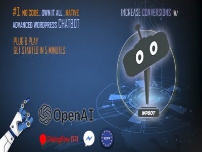 Plugin AI ChatBot for WordPress with OpenAI ChatGPT Plugin AI ChatBot for WordPress with OpenAI ChatGPT