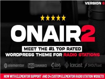 Theme Onair2 Radio Station WordPress Theme With Non-Stop Music Player Theme Onair2 Radio Station WordPress Theme With Non-Stop Music Player
