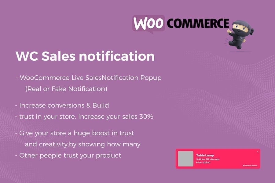 Plugin WooCommerce Live Sales Notification Pro Plugin WooCommerce Live Sales Notification Pro