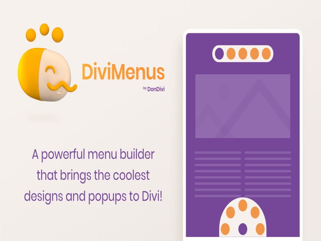 Plugin DiviMenus by DonDivi Plugin DiviMenus by DonDivi