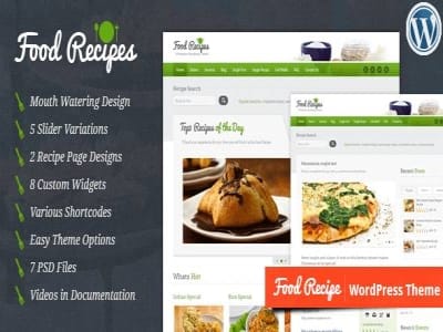 Theme Food Recipes WordPress Theme Theme Food Recipes WordPress Theme